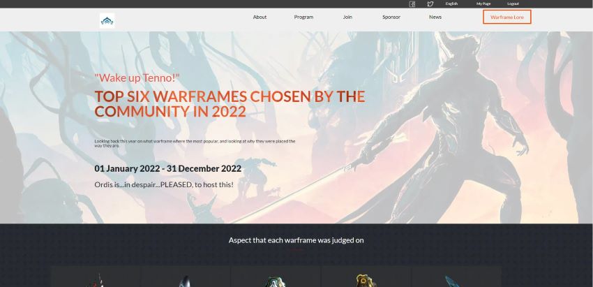 Top six Warframes